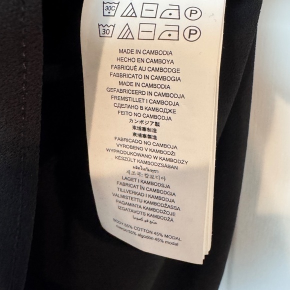 NWT Michael Kors Ruffle Short Sleeve Chiffon Tiered Hem Tee, Size Large - Picture 7 of 8